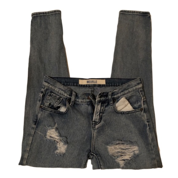 Brandy Melville Denim - Brandy Melville distressed jeans